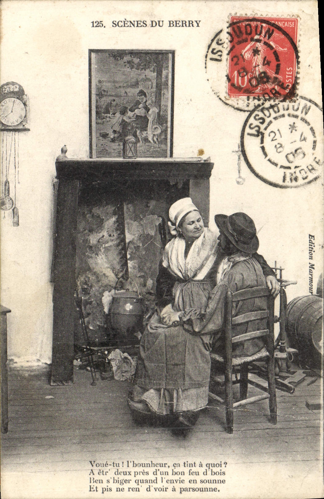 CPA Folklore Scenes du Berry 