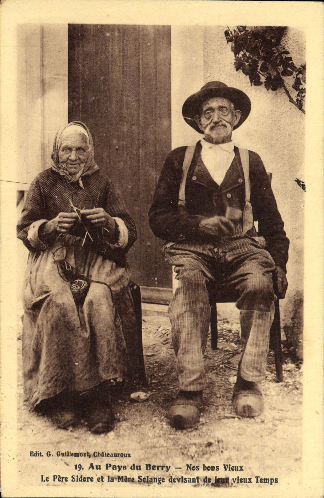 Le Père Sidère et la Mère Selange — Au Pays du Berry — Édit. G. Gulllemont, Châteauroux
