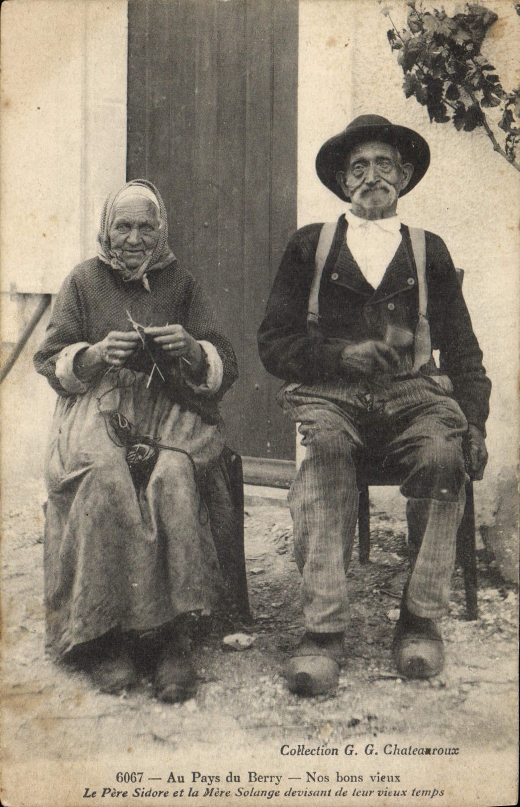 Le Père Sidore et la Mère Solange — Au Pays du Berry — Collection G. G. Chateaumroux