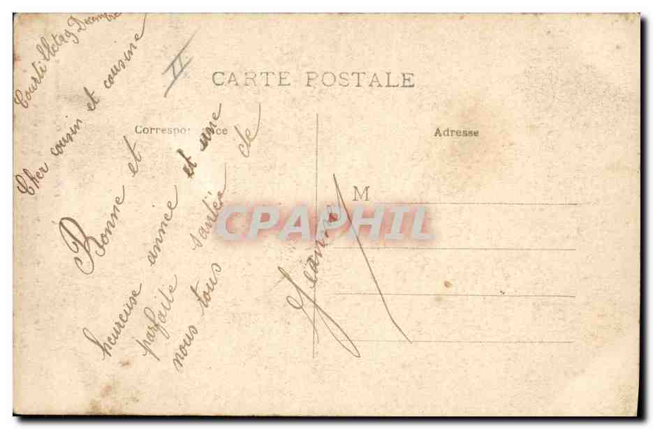 Le Père Sidore et la Mère Solange — Au Pays du Berry — Collection G. G. Chateaumroux — Verso
