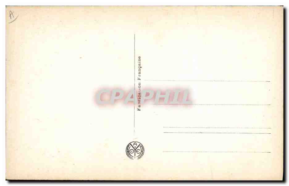 CPA Folklore La Berrichonne Haut Berry — Verso