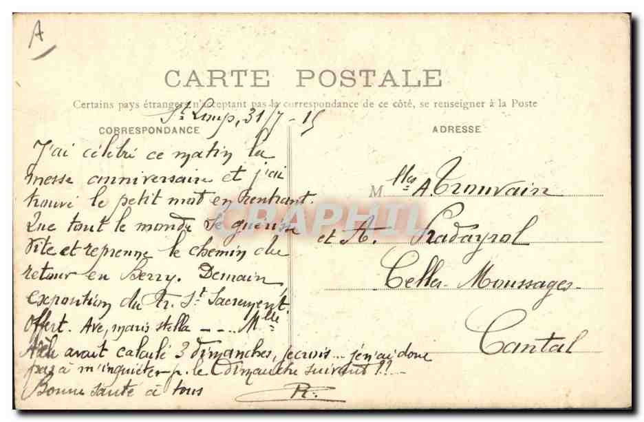 CPA Folklore Les chansons de Jean Rameau illustrees Femme Enfants — Verso