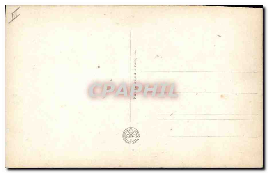 CPA Folklore La Berrichonne Bas Berry — Verso