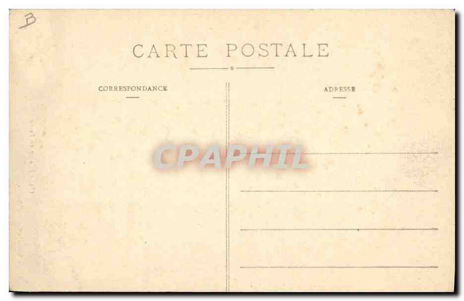 CPA Folklore Fileuse en Berry — Verso