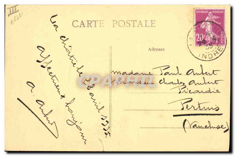 CPA Folklore Au Pays du Berry Les vendanges — Verso