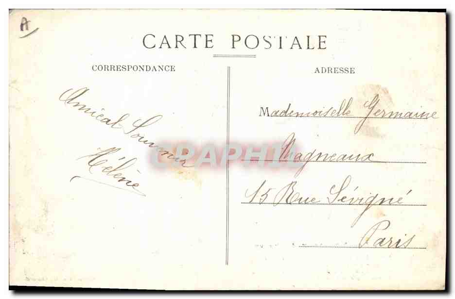 CPA Folklore Les Epouseux du Berry Mariage — Verso