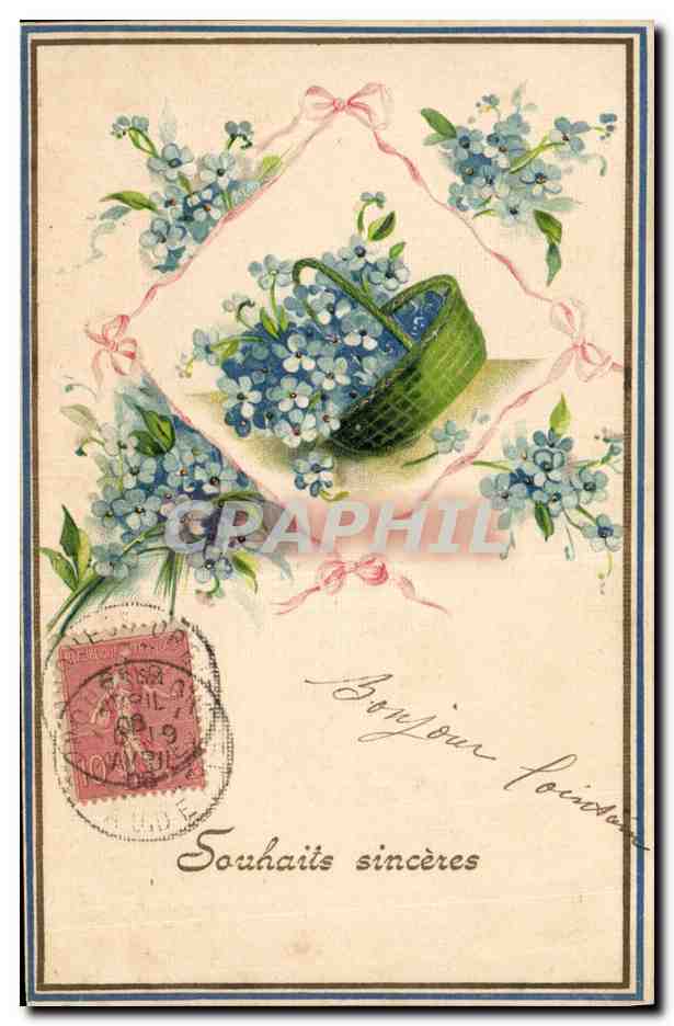 CPA Fantaisie Fleurs 