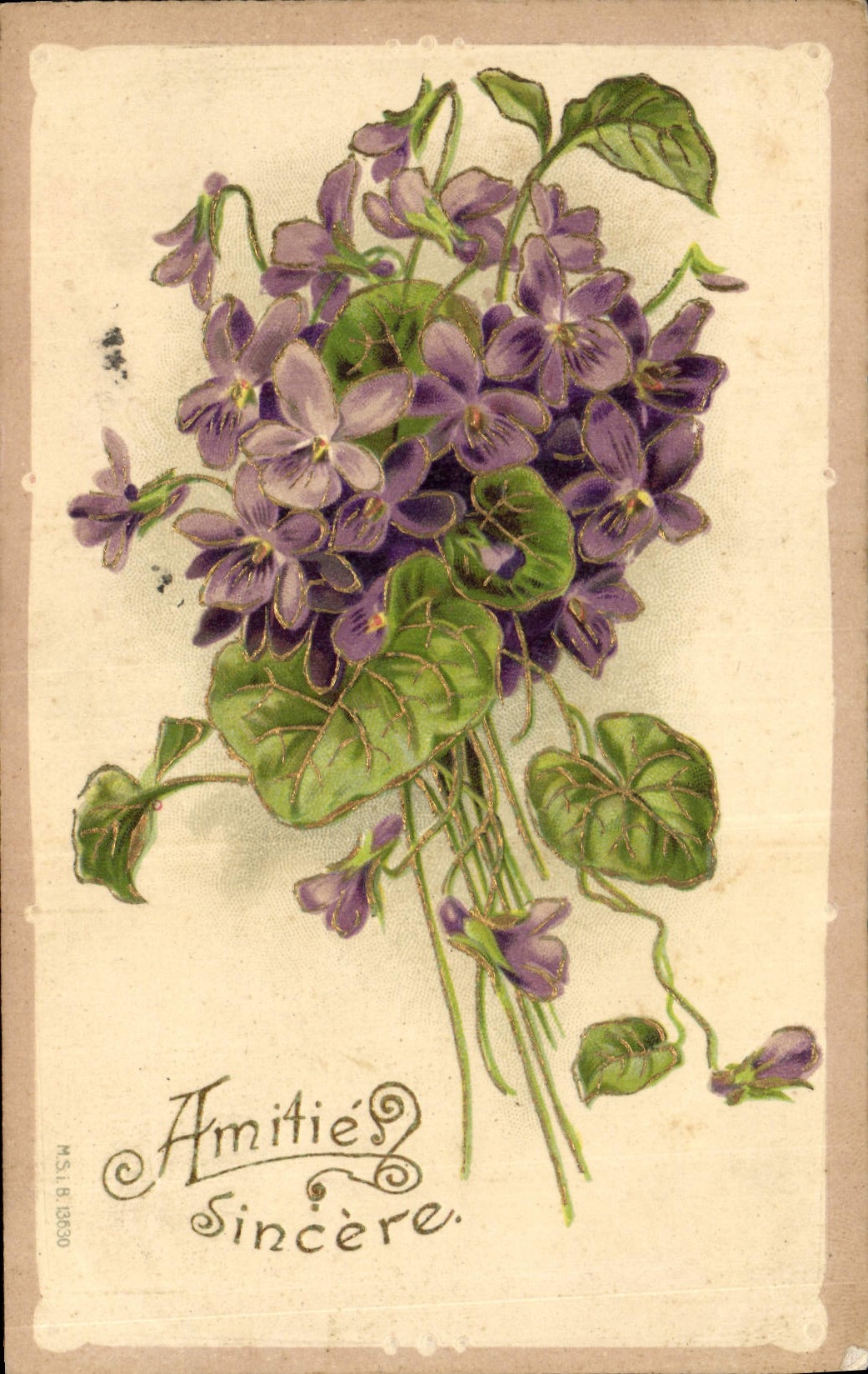 CPA Fantaisie Fleurs 