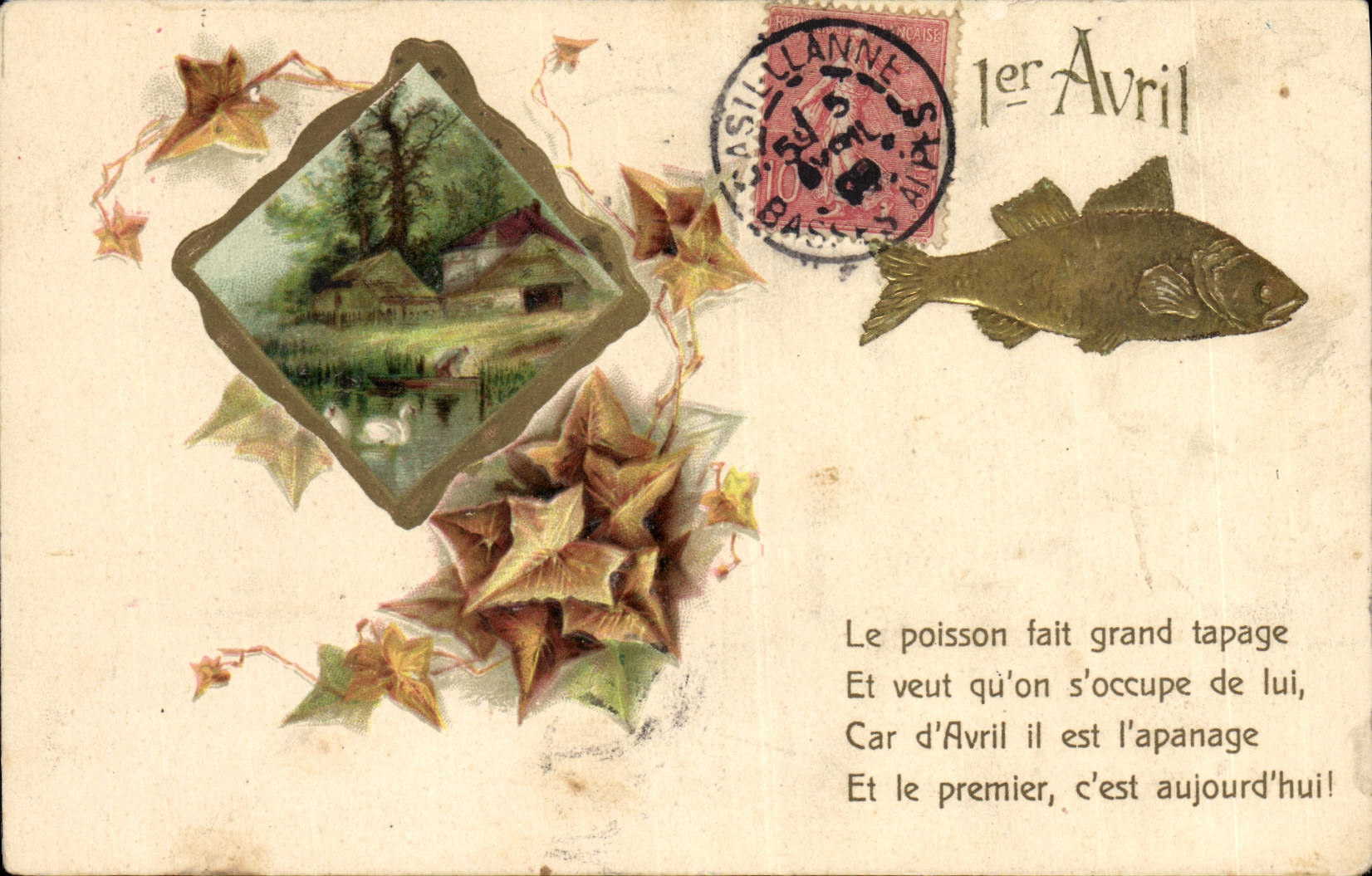 Poisson d'Avril — Casillanne — éditeur inconnu, n° de série non visible