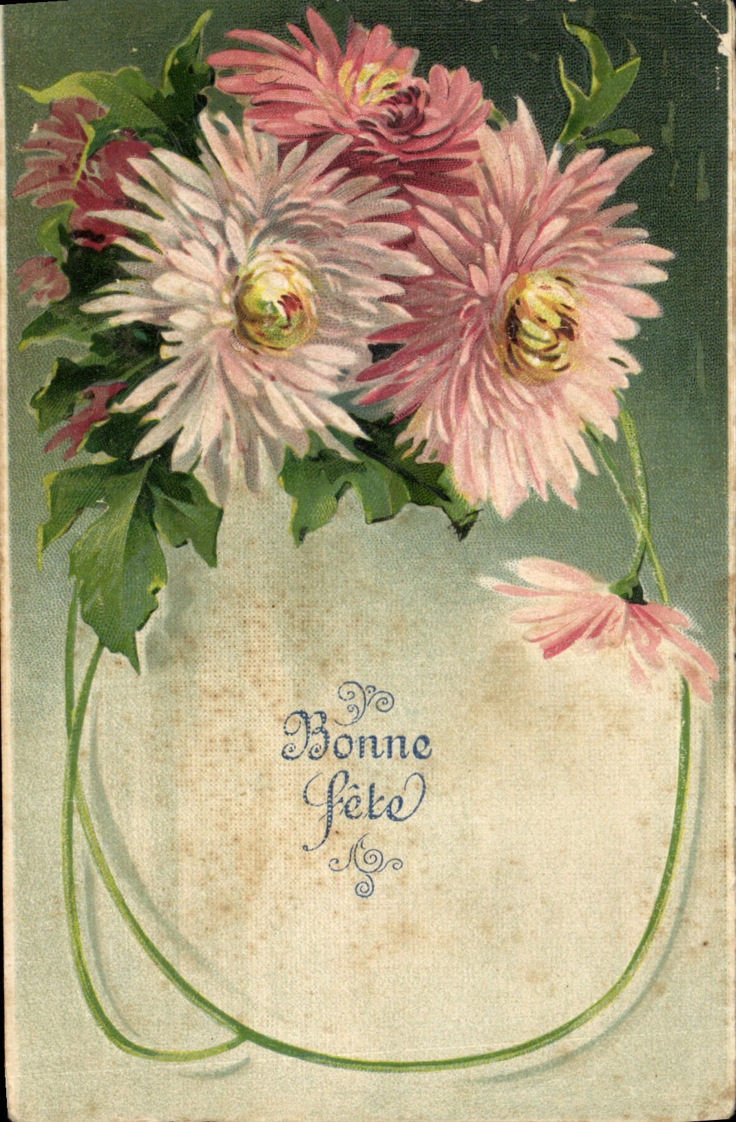 CPA Fantaisie Fleurs 