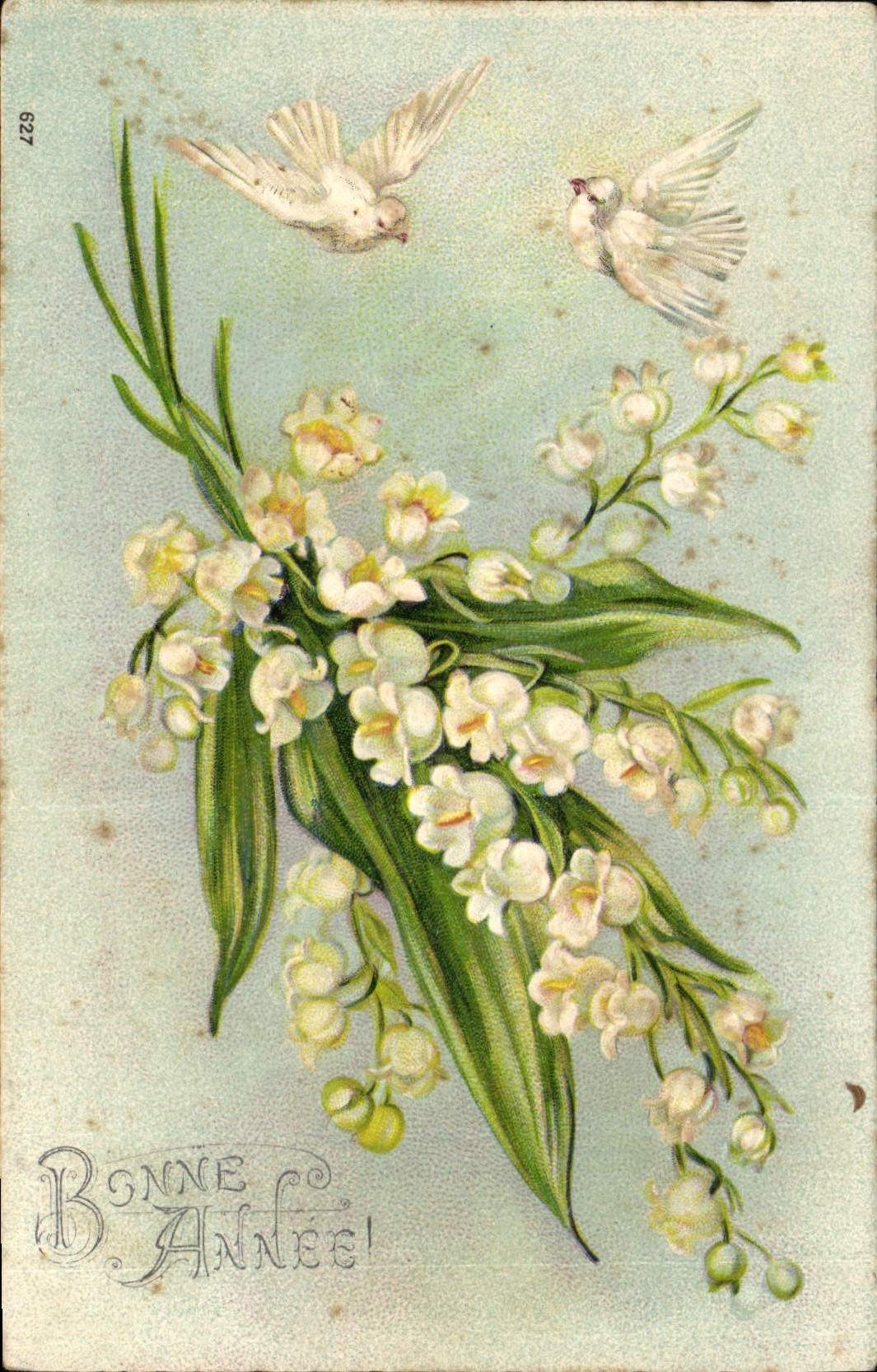 CPA Fantaisie Fleurs Muguet Colombes