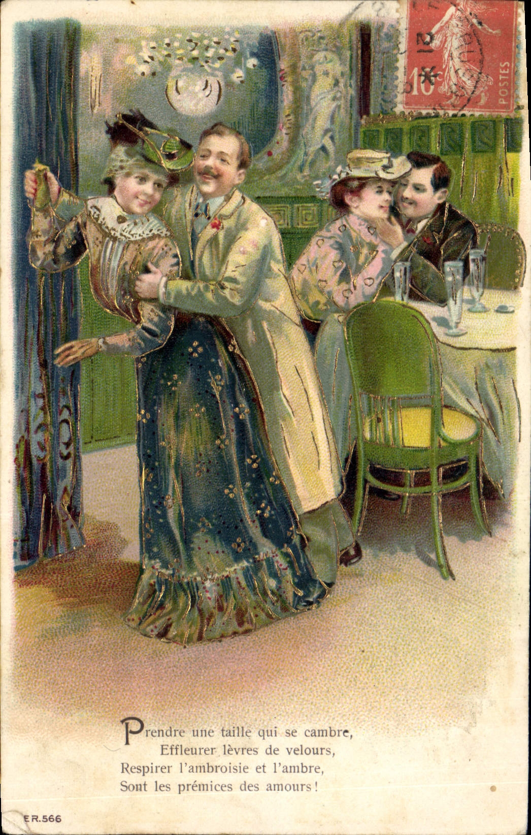 CPA Fantaisie Femme