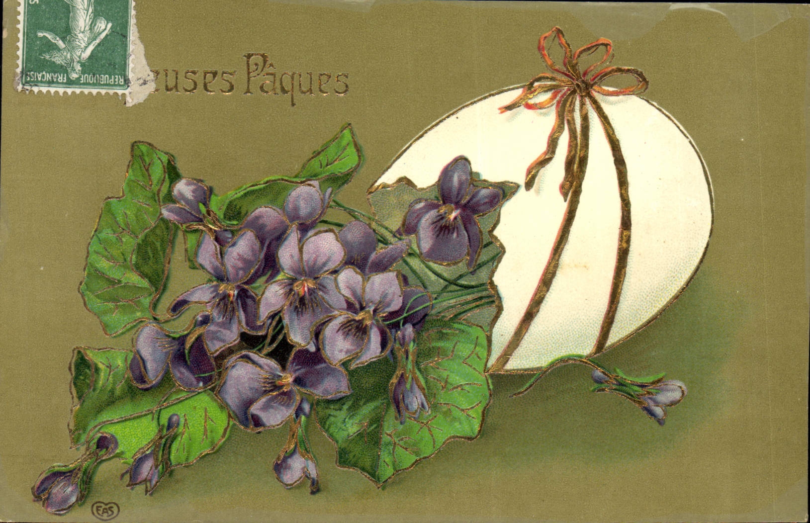 CPA Fantaisie Fleurs 