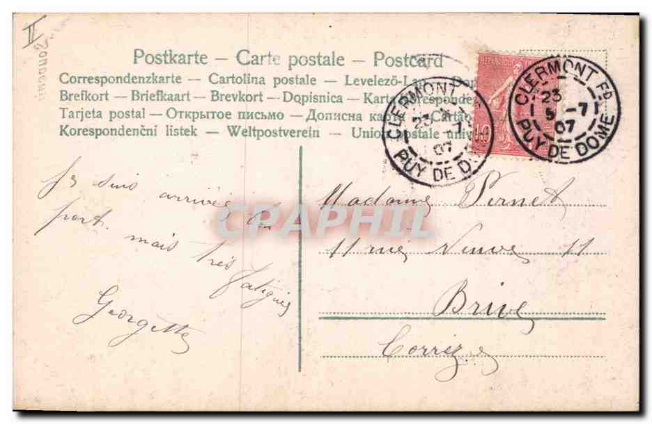 CPA Fantaisie Enfant Champagne  — Rückseite