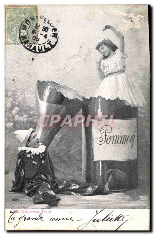 CPA Fantaisie Enfant Champagne Pommery
