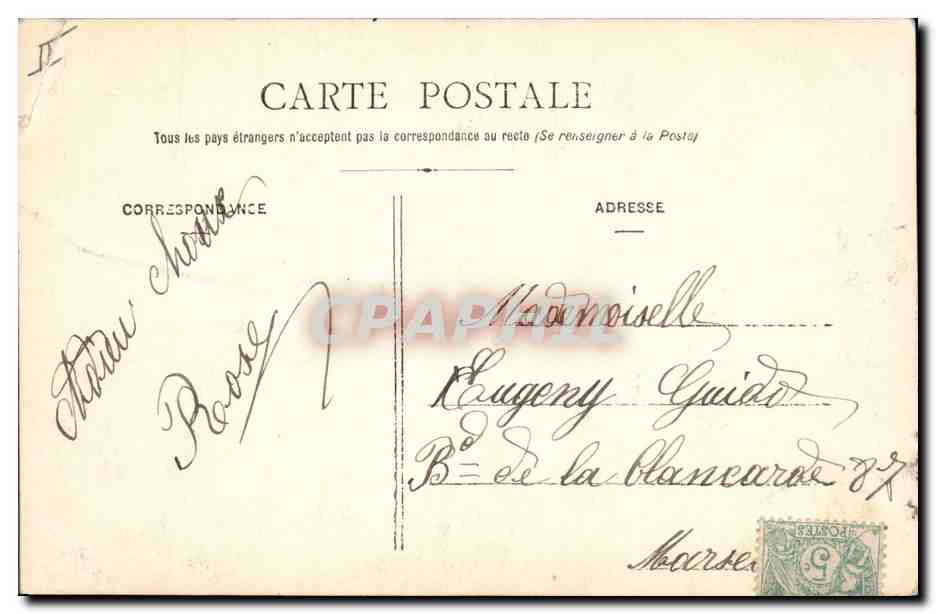 CPA Fantaisie Enfant Champagne  — Rückseite