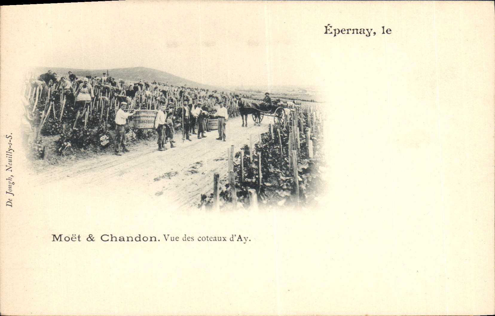 Épernay, Vue des coteaux d'Ay — Moët & Chandon, De Jongh, Neuilly-s.-S.