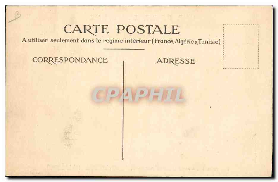 CPA Publicite Une poule sur un mur Jeux d'enfants Phosphatine Falieres  — Rückseite
