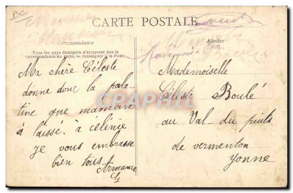 Fabrication du Petit-Beurre LU — Salle des découpeuses — Lefèvre-Utile — Verso