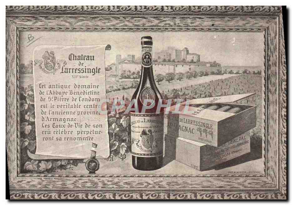 Château de Larressingle — Armagnac — éditeur A. Waton, Paris