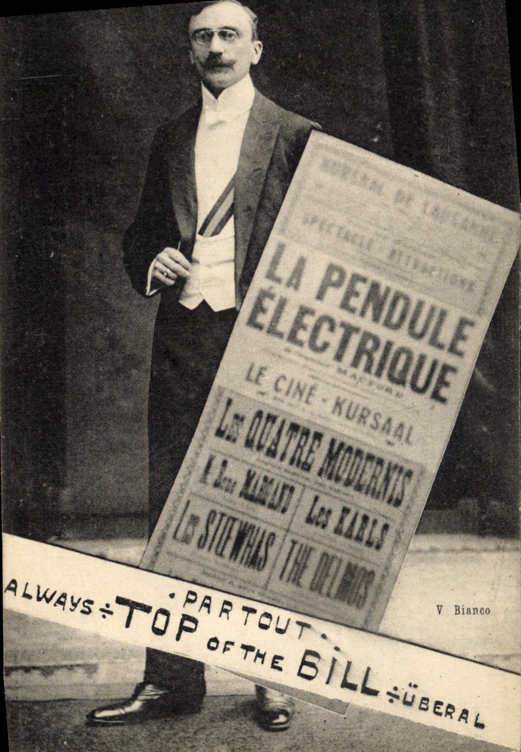CPA Publicite La pendule electrique Kursaal 