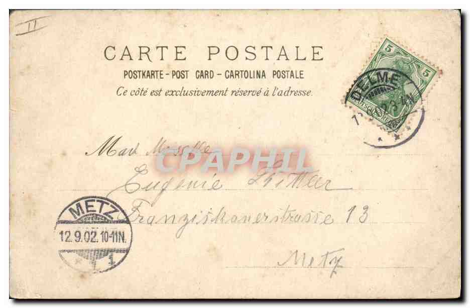 CPA Publicite Chicoree Arlatte Cambrai Femme — Rückseite