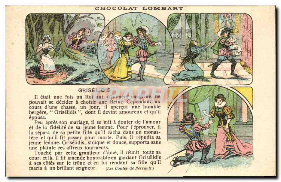 Grisélidis — Contes de Perrault — Chocolat Lombart
