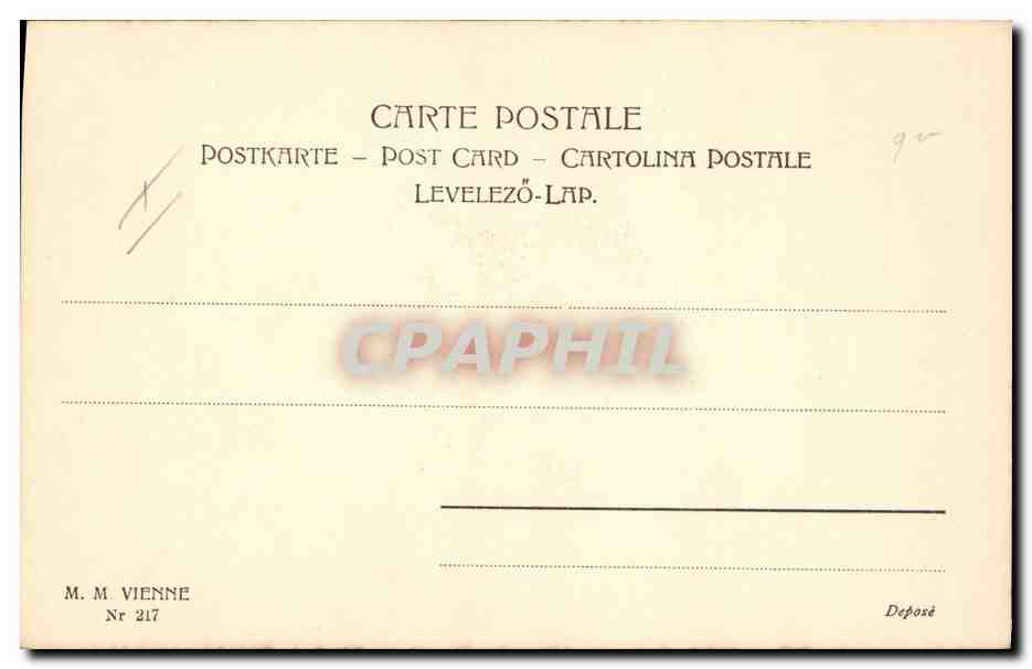 CPA Fantaisie Illustrateur Enfant Agneau Paques — Rückseite