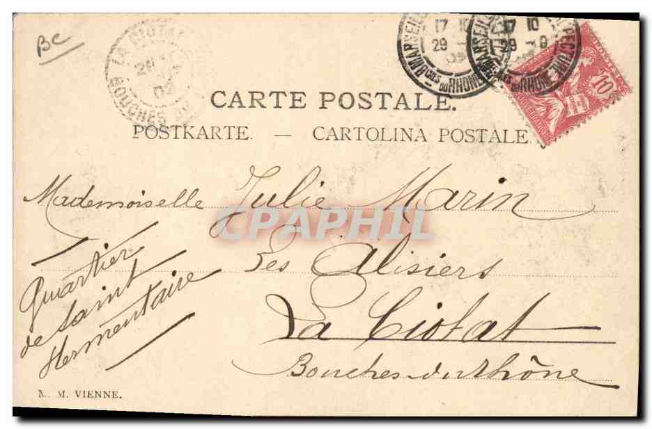 CPA Fantaisie Illustrateur Femme Lapin Cloches — Rückseite
