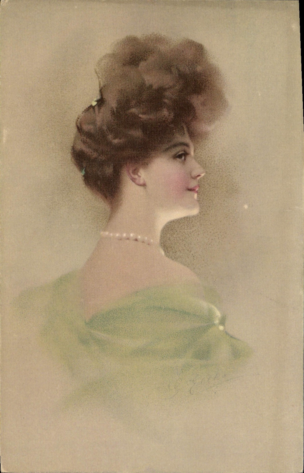 CPA Fantaisie Illustrateur Femme