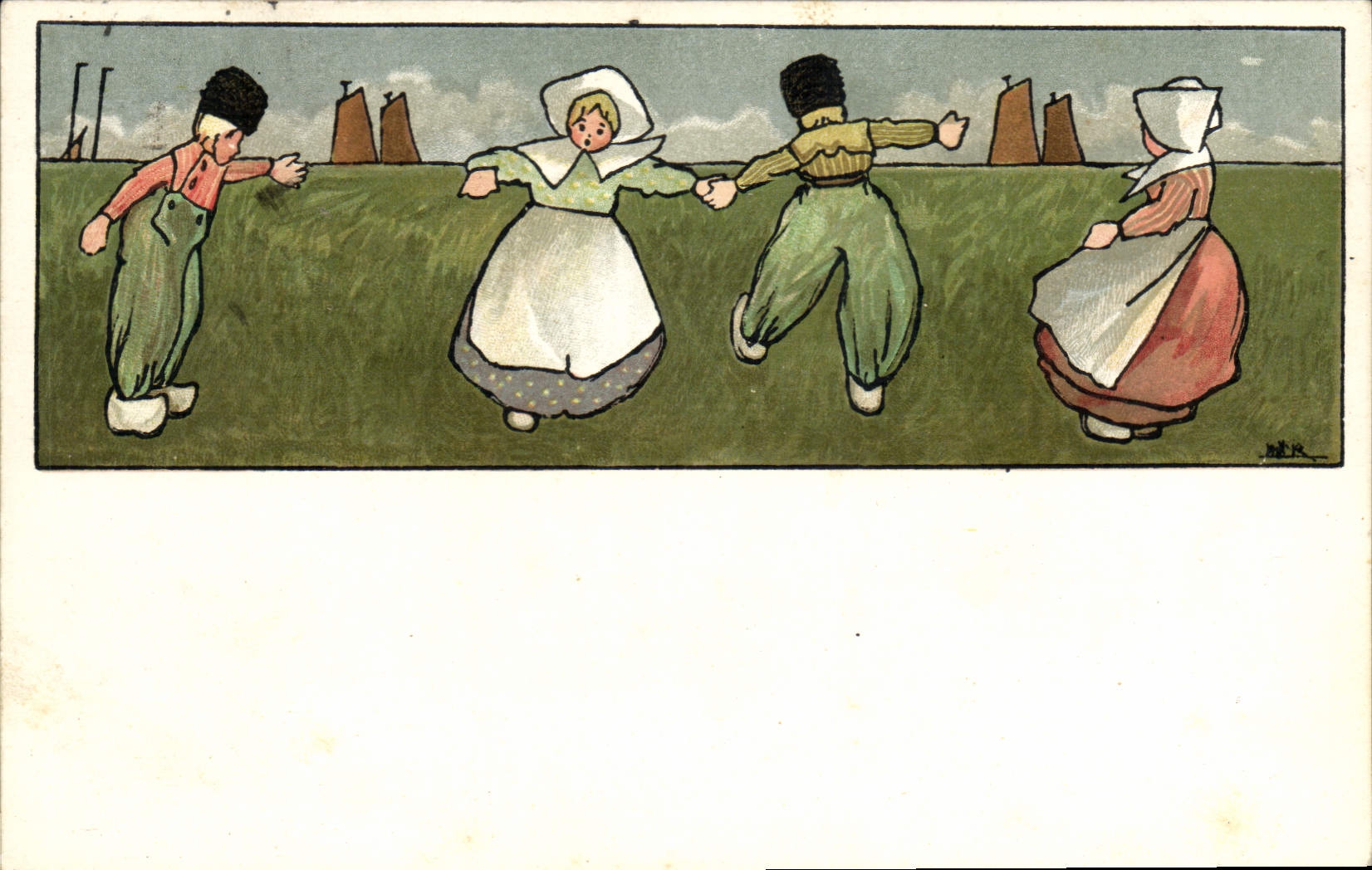 CPA Fantaisie Illustrateur Enfants Folklore