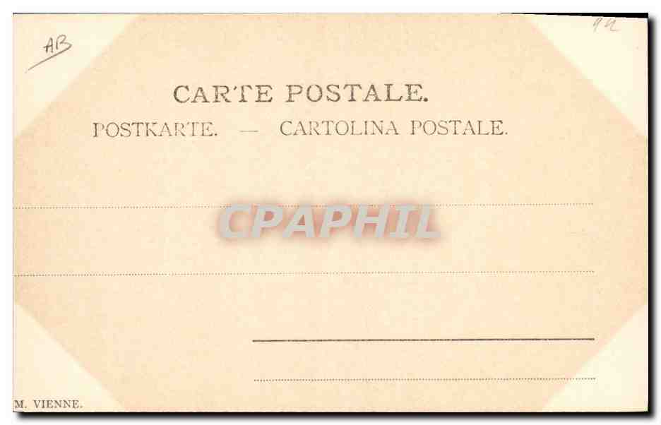 CPA Fantaisie Illustrateur Femme Chien — Rückseite