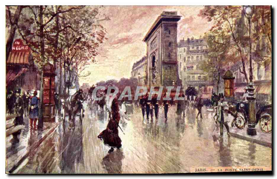 Paris — La Porte Saint-Denis — éditeur non identifié