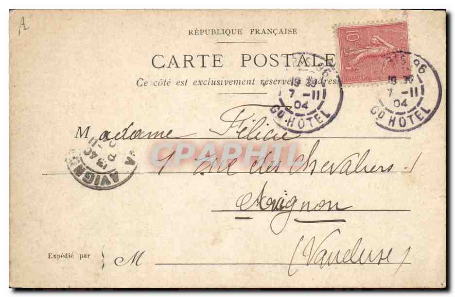 CPA Fantaisie Illustrateur Stein Paris Boulevard Montmartre — Verso