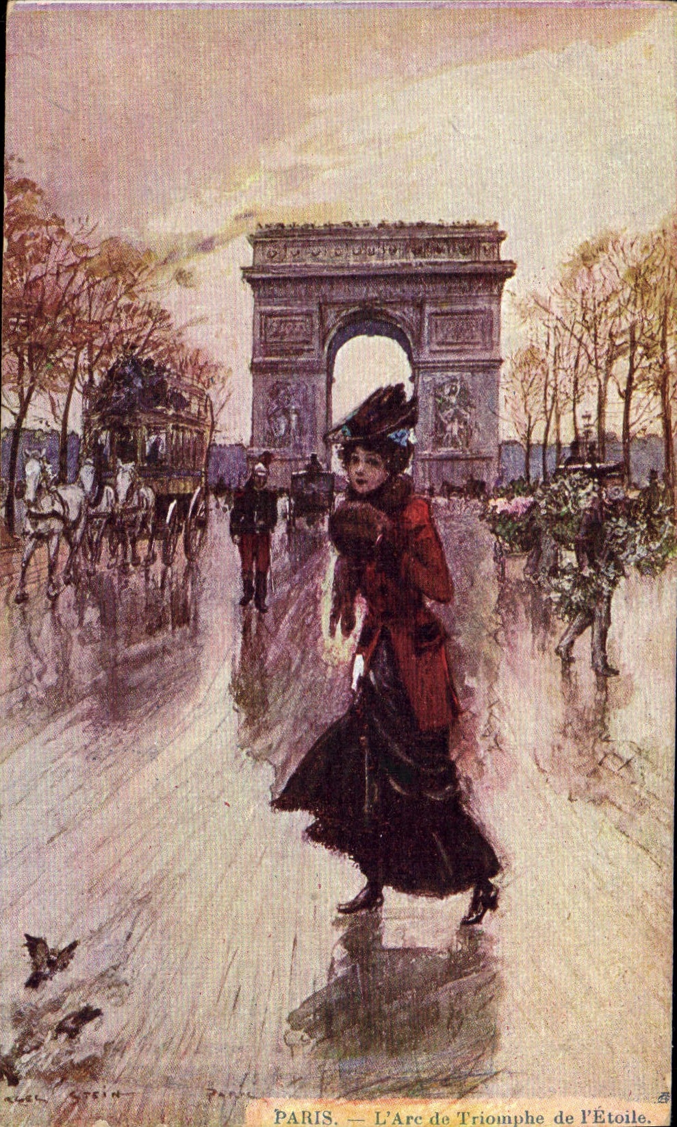 Paris — L'Arc de Triomphe de l'Étoile — A. Stein