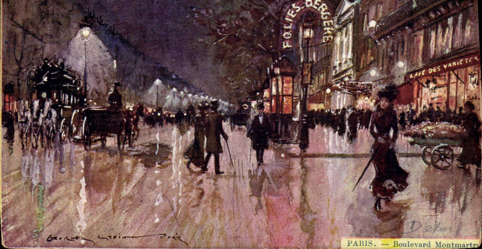 Paris — Boulevard Montmartre — Folies Bergère — George Lefèvre