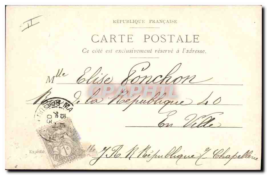 CPA Fantaisie Illustrateur Stein Paris Boulevard Montmartre — Rückseite