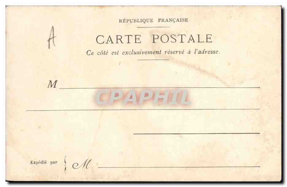Paris — La Madeleine und der Boulevard de la Madeleine — George Stein, Paris — Rückseite