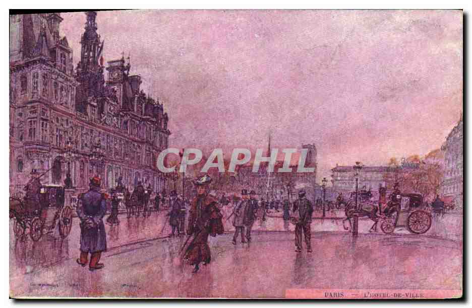 Paris — L'Hôtel-de-Ville — éditeur non visible