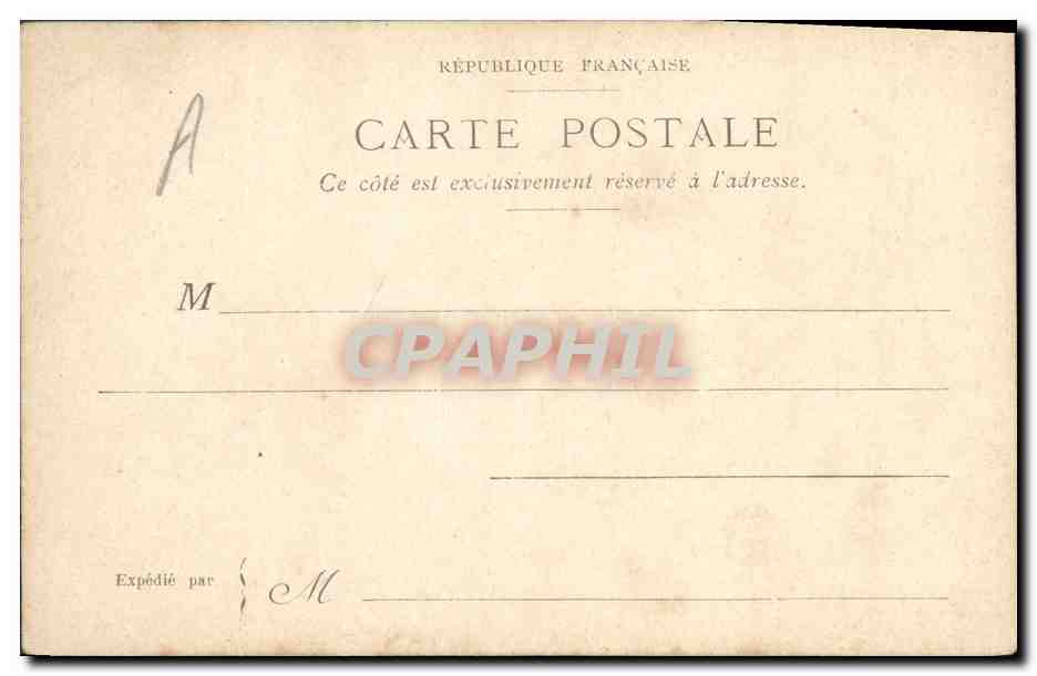 Paris — L'Hôtel-de-Ville — éditeur non visible — Verso