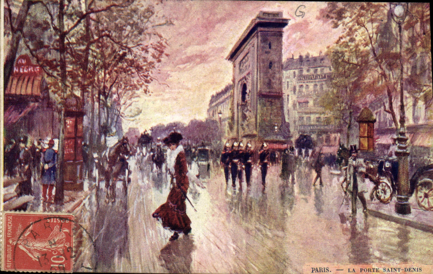 Paris — La Porte Saint-Denis — Éditeur G. (n° 33158)