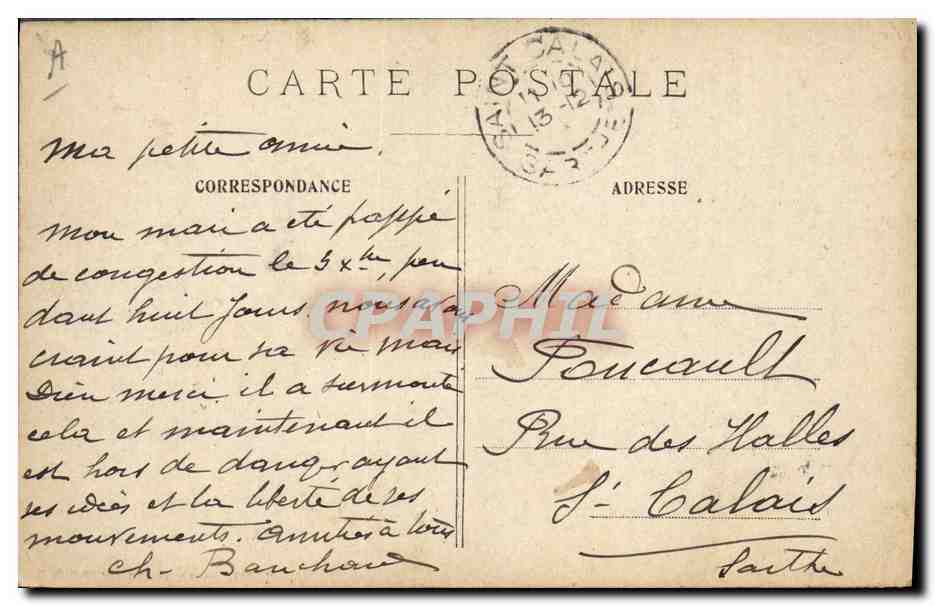 Paris — La Porte Saint-Denis — Éditeur G. (n° 33158) — Verso