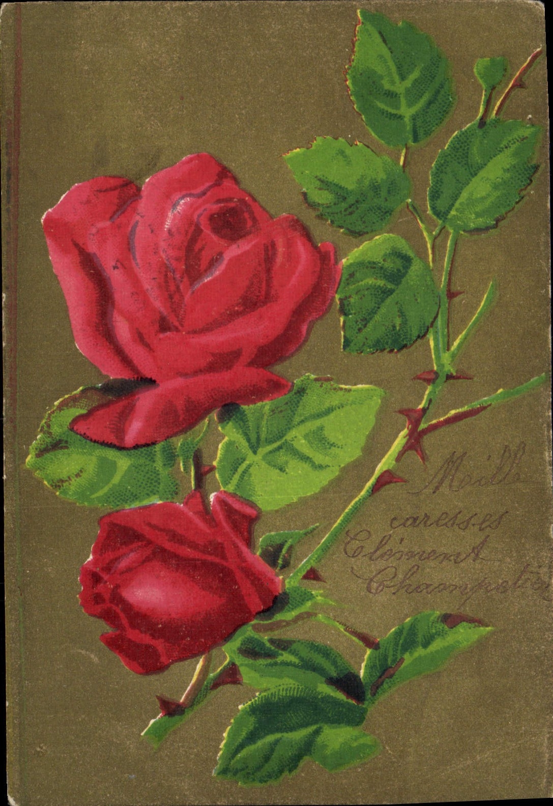 CPA Fantaisie Fleurs 