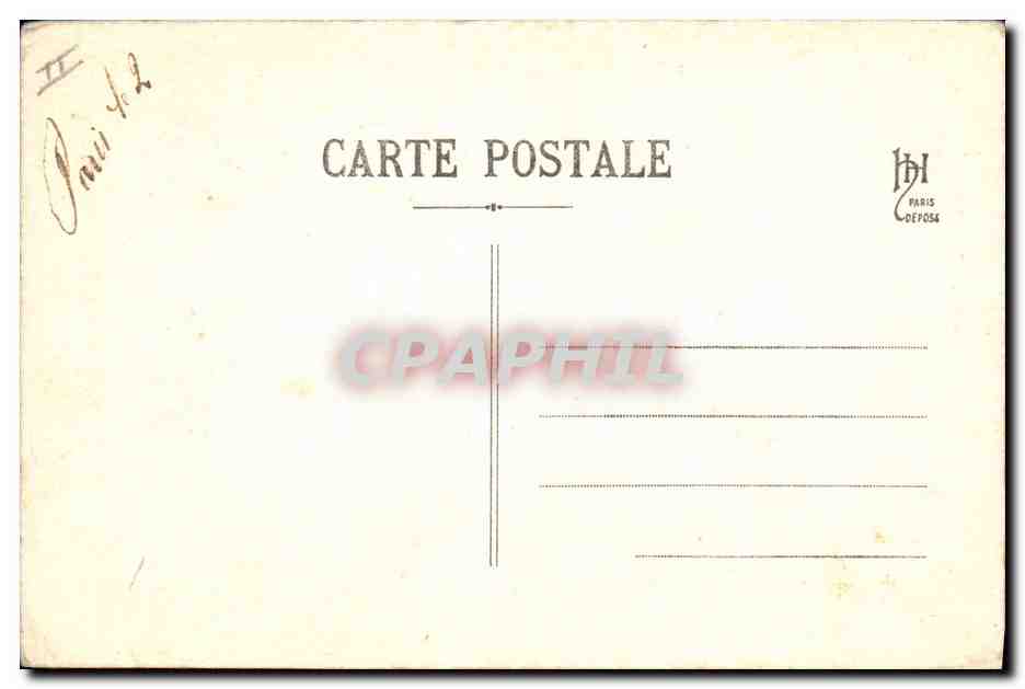 CPA Fantaisie Fleurs  — Rückseite
