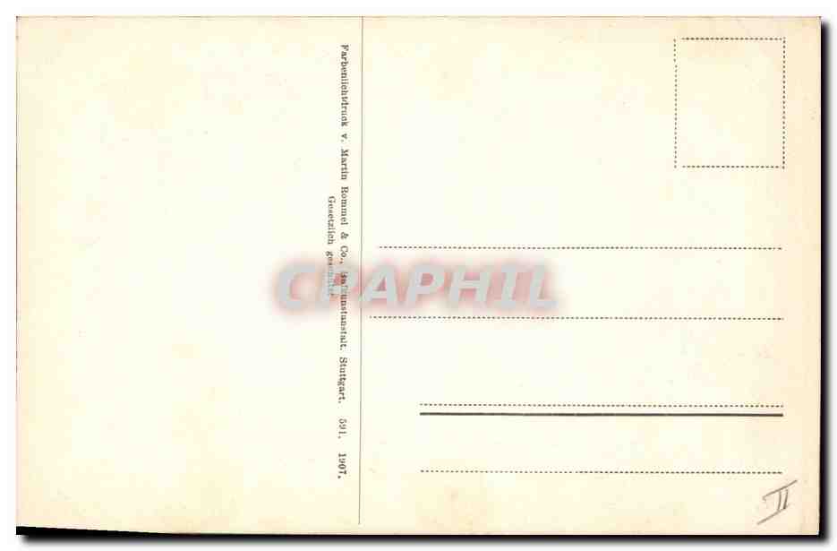 CPA Fantaisie Fleurs  — Rückseite