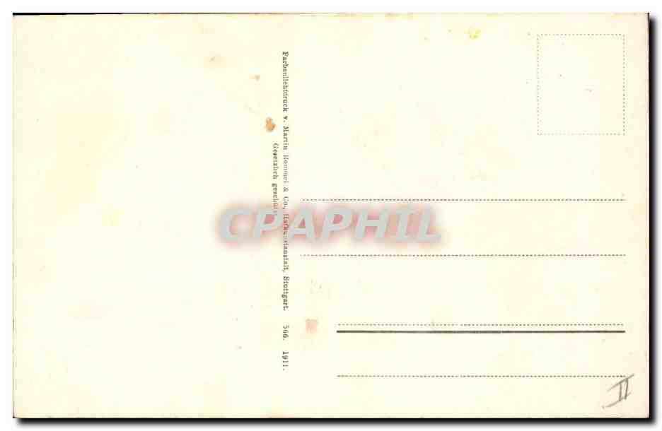 CPA Fantaisie Fleurs  — Rückseite