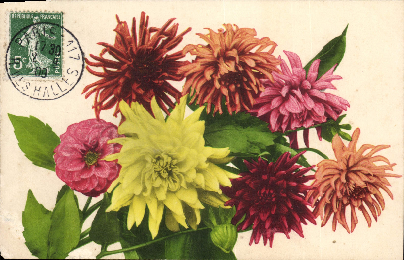 CPA Fantaisie Fleurs 