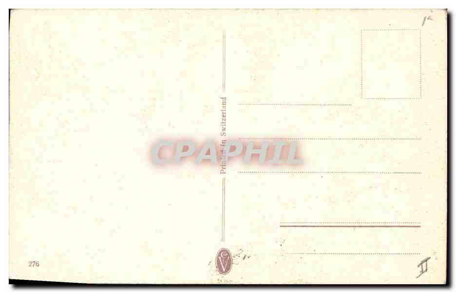 CPA Fantaisie Fleurs  — Verso