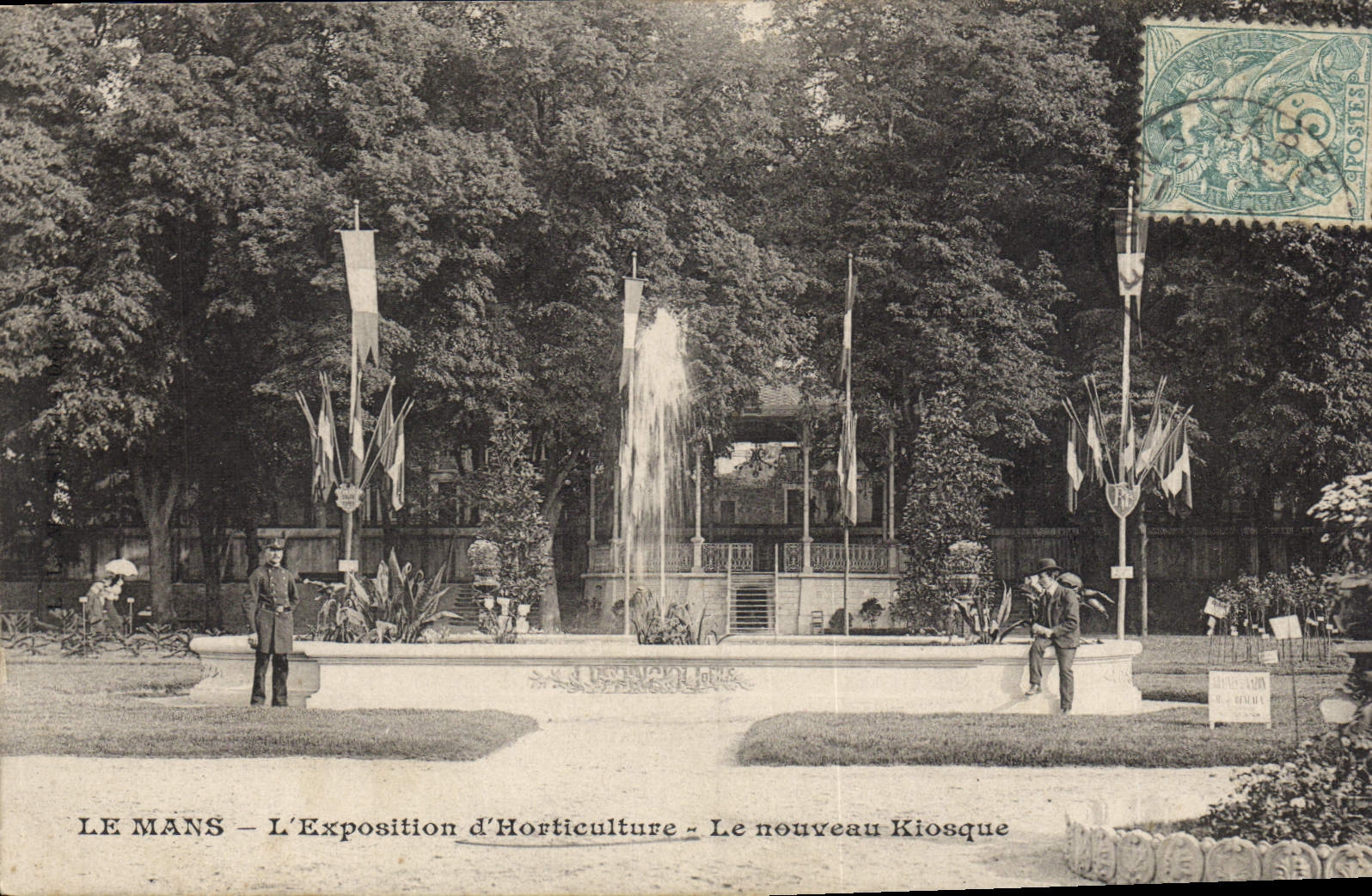 Le Mans — L'Exposition d'Horticulture — Le nouveau Kiosque