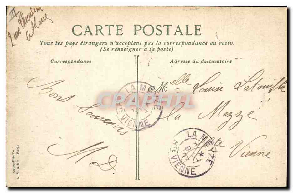 CPA Phare Le Havre La nouvelle jetee Peche Pecheurs — Rückseite
